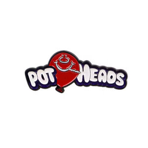 Funny Pot Heads Candy Stoner Mashup Enamel Pin